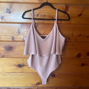 FOREVER 21+ - pink silvery bodysuit